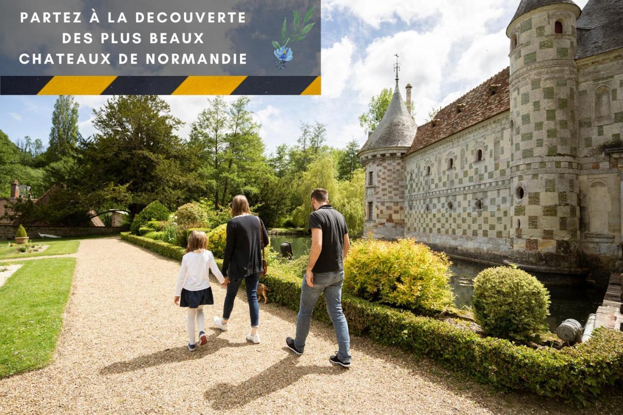 Suite Indus - Jardin, Netflix Et Parking - Le Manoir Aux Pommes Orbec Exterior foto